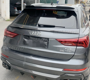 สปอยเลอร์หลังสำหรับ Audi Q3 ปี 2019 2020 2021 2022 2023 ชุดแต่งตัวถังรถยนต์ วัสดุพลาสติก ABS ปีกหลังคา ปีกหลังคาสปอยเลอร์ ชิ้นส่วนภายนอก - Product Image 5