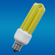 Bombilla CFL E27 Forma 3U Amarilla 6000K Luz Diurna 80lm/W 6000 Horas CRI 80 AC 220V Garantía de 2 Años Base de Plástico Control por Interruptor OEM - Product Image 2