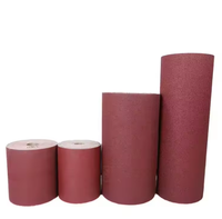 Rouleau de papier abrasif en oxyde d'aluminium de dureté moyenne pour le polissage des métaux, utilisation humide et sèche