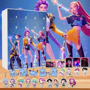 K-POPデーモンハンター魔女狩りクリスマスアドベントカレンダーブラインドボックス | 24日アクリルペンダントキーチェーンギフトセット - Product Image 1