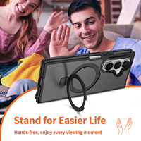 Groothandel Magnetische Ringstandaard Telefoonhoesje Stootbestendige Beschermhoes Draadloos Opladen Compatibel voor Samsung Galaxy Z Fold 8