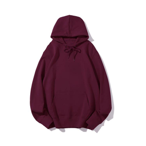 Sweat-shirt à capuche 280 GSM 80% Coton 20% Polyester, doux, respirant, uni, vêtement d'extérieur décontracté pour le quotidien - Product Image 2