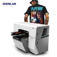 Imprimante jet d'encre double station Shenlan 9 couleurs A3/A4 pour la production de masse en usine de confection, haute vitesse
