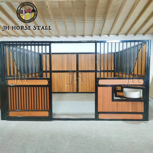 Sang trọng an toàn nhiệm vụ nặng nề mạ kẽm ngựa thanh lịch ngựa ổn định gian hàng hộp với cửa trượt - Product Image 1