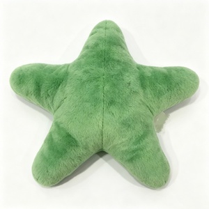 Almohada de peluche de estrella con cara de enojada personalizada, peluche de estrella de mar, peluche de estrella con expresión linda, peluche de estrella verde, peluche de estrella de mal humor - Product Image 1