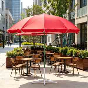 Sombrilla de Jardín para Patio de 150 cm, Doble Capa, Resistente al Viento, Impermeable, Protección UV, Parasol para Exteriores, Playa, Mercado - Product Image 1