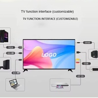 Téléviseur intelligent numérique à écran plat, plasma, HD, panneau LED, 32, 43 pouces, WiFi, 4K
