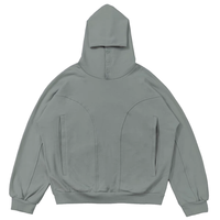 2025 nouveautés sweat à capuche design pour hommes avec fermeture à glissière en métal et cardigan masqué garde tendance sweat à capuche Ninja avec sweat à capuche en détresse
