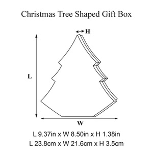 Hot Sale High Quality <b>Christmas</b> Tree Shaped Custom Size Packaging Rigid Gift <b>Box</b> - Product Image 5