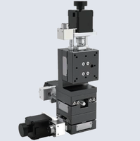 Table coulissante de précision électrique XY en aluminium et acier inoxydable avec guide linéaire, roulement à billes, vis à billes, course de 20 mm et 30 mm, garantie 1 an, OEM