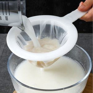 Prosperity Kitchen Strainer – Sac filtrant en nylon à mailles fines pour éliminer les résidus de jus de lait de soja, diamètre 20 cm - Product Image 1
