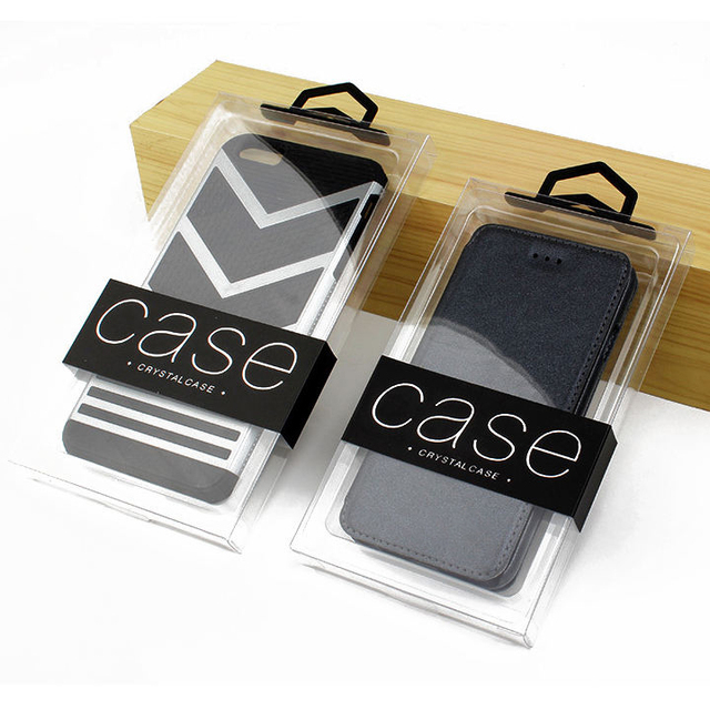 Custom Logo Mobile Phone Cover Package Box Plastic PVC Phone Case Retail Packaging Box for iPhone for Samsung Case