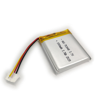 Baterai Li-Polymer Isi Ulang Berkualitas Tinggi OEM 703440 3.7V 1000mAh untuk Kunci Pintar Dengan UN38.3/UL1642/UL2054