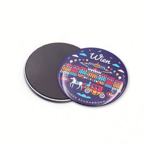 Componentes para la fabricación de insignias con forma de círculo, imán de presión Wien, imán para fotos de nevera - Product Image 1
