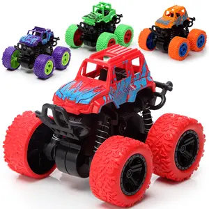 Children's toys double inertia dirt bikes boys' backforce engineering car
