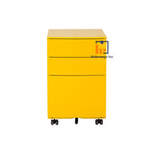 Luxury Style <b>Small</b> Under <b>Desk</b> Movable Storage Office Home School Furniture Metal Steel Wheeled Filing Cabinet Mobile Pedestal - Product Image 2