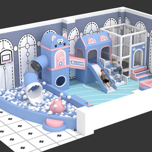 Conjunto de Equipos de Juego Suave para Interiores, de Primera Calidad y Confiable, para Niños, Área de Juegos Infantil Comercial con Piscina de Pelotas y Tobogán - Product Image 3