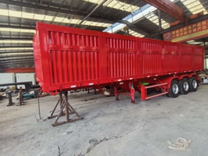 Semirremolque Volquete Lateral de Servicio Pesado Usado para Transporte de Piedra/Acero/Arena, Precio Mayorista, Carga Útil 30-100T, Camión de Carga China - Product Image 6
