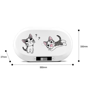 बिल्ली के कुत्ते के लिए इलेक्ट्रॉनिक डिजिटल पशु पालतू प्लेटफॉर्म स्केल स्केल - Product Image 2