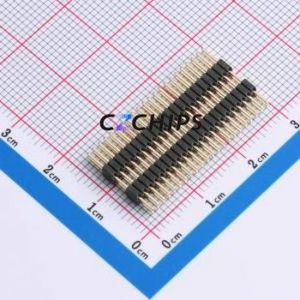 X1322WV-2x22H-C40D30-E80 Pin Header Through hole Component (THT),P=1.27mm Connector 2x22P 1.27mm 1.27mm Pin Header - Product Image 2