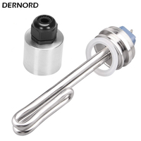 Élément chauffant électrique pour chauffe-eau SUS304 120V 1500W 1650W 1,5 pouces à raccord Tri-Clamp pour brassage, en stock