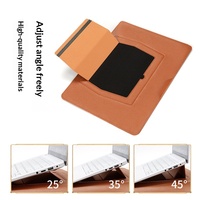 Sac pour ordinateur portable en PU/cuir, multifonctionnel, dissipation de chaleur, imperméable, durable, 14/15 pouces, housse pour ordinateur portable personnalisée avec support