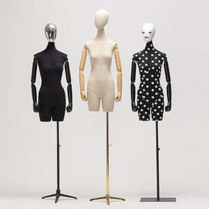 Maniquí de Medio Cuerpo Femenino para Exhibición de Vestidos, Lavable, Color Personalizable, para Uso en Tiendas - Product Image 3