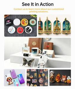 Imprimante jet d'encre UV à plat automatique 1250 mm avec caméra CCD, haute vitesse, usage industriel pour métal, cuir, verre - Product Image 6