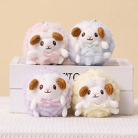 En gros, Adorables Peluches Mouton, Pendentifs, Poupées de Mariage, Peluches Agneaux Douces Personnalisées, Porte-clés Animaux en Peluche pour Cadeau Promotionnel