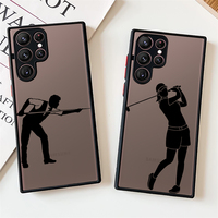 Coque de téléphone portable de conception de compétition sportive de luxe pour Samsung Galaxy S24 Matériau PC TPU ultra antichoc