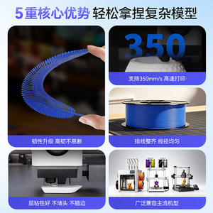 Filament d'impression 3D KINGROON PLA+ 1 kg FDM haute résistance pour imprimante 3D - Product Image 3