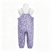 Combinaison Imprimée par Transfert Thermique Personnalisée, Imperméable et Réfléchissante pour Enfants, Salopette à Bretelles, Imperméable et Pantalon de Pluie Unisexe à Boutons