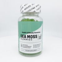 Capsules et Gummies de Mousse de Mer Naturelle OEM Véganes pour la Santé Intestinale et la Peau – Suppléments à base de Racine de Bardane et d'Algue Verte pour Adultes