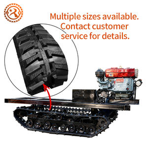 Châssis à chenilles en caoutchouc tout-terrain personnalisé, adapté aux concasseurs, véhicules à chenilles haute durabilité, conduite stable et robuste - Product Image 5
