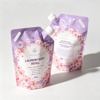 Sacs d'emballage en plastique pour détergent à lessive, personnalisables avec logo, pour produits d'impression de qualité supérieure, pour la lessive liquide et le nettoyage du linge