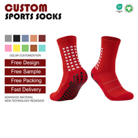 Chaussettes de football pour hommes de haute qualité respirant coton équipage anti-dérapant diabétique Logo personnalisé manchette bas sans Calcetines Deportivos