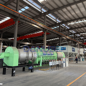 Four de carbonisation continu avancé pour le bambou, ligne de production de déchiquetage, de carbonisation et de formage du bambou avec équipement d'emballage - Product Image 1