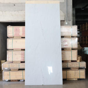 Panneaux muraux en PVC effet marbre brillant et flexible 4*8 pieds, 3 mm, imperméables, résistants à l'humidité et aux UV pour la décoration intérieure - Product Image 3