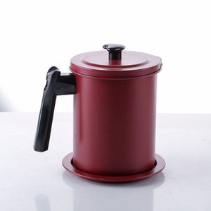 Conteneur à bacon personnalisé de 1,7 L avec passoire, récipient de stockage d'huile de cuisson pour la cuisine, garde-graisse avec filtre à mailles fines et couvercle - Product Image 3