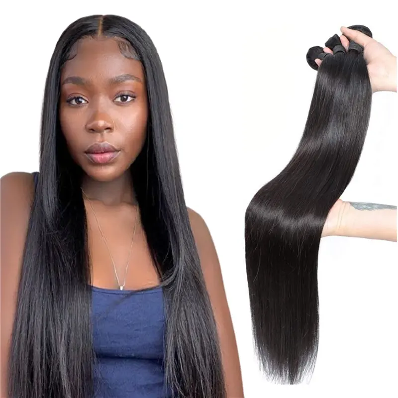 Kostenloser Versand Günstige Bündel Set Verschluss, unverarbeitete brasilia nische Echthaar Bündel Vendor Extensions Cuticle Aligned Virgin Hair