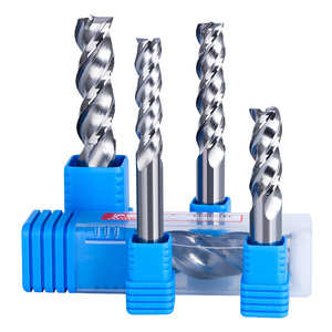 HUHAO High-gloss Mirror Surface 3 Flute Aluminum Milling Cutter Spiral CNC Cutting <strong>End</strong> <strong>Mill</strong> for Metal 2312131201 - Product Image 1