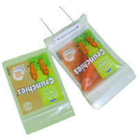 Bolsas de Embalaje con Cierre de Alambre LDPE Duraderas, Diseño Termosellable para Empacar Zanahorias, Papas y Vegetales Frescos