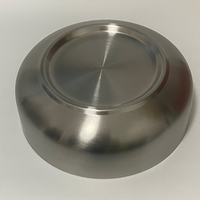 Bol empilable en acier inoxydable 304 à double paroi de 4 litres, design coréen, qualité alimentaire, pour salade, dessert, crème glacée, usage domestique