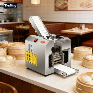 Machine automatique à presser la pâte pour raviolis, machine commerciale à faire des rouleaux de printemps, presse à pâte en acier inoxydable pour samosas, idéale pour les hôtels - Product Image 1