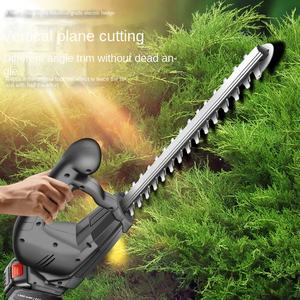 آلة تشذيب تحوط كهربائية لاسلكية محمولة مع منشار تشذيب يتميز ببطارية ليثيوم للاستخدام بنفسك وصناعي - Product Image 3
