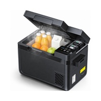 Réfrigérateur de voiture grande capacité 25L 26QT, réfrigérateur à compresseur 12V 24V, glacière électrique alimentée par batterie