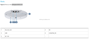 Point d'accès Wi-Fi 6 (802.11ax) intérieur (AP) <span class=keywords><strong>AirEngine</strong></span> 6761S-21 <span class=keywords><strong>AirEngine</strong></span> <span class=keywords><strong>6761</strong></span>-<span class=keywords><strong>21T</strong></span> EkitEngine 5763s-12 - Product Image 2