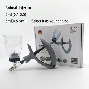 Injecteur automatique réglable à remplissage continu, volume d'injection facile à contrôler, idéal pour la vaccination des bovins, des porcs, des moutons et des chèvres - Product Image 1