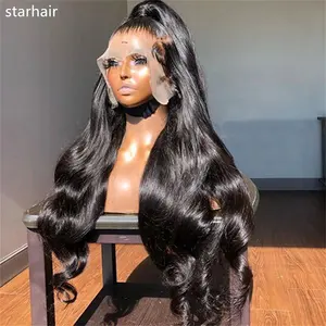 STARHAIR Hi-Q阿里巴巴热卖产品2024蕾丝正面身体波浪假发生越南头发巴西人天然头发