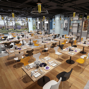 Meubles de <span class=keywords><strong>restaurant</strong></span> bon marché, vente en gros, pour cantine scolaire, fabriqué en chine - Product Image 4